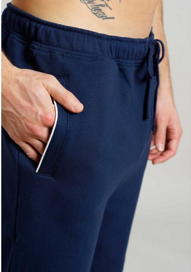 Bugatti Pyjamabroek los casual met zijzakken comfortabel zacht verwar d katoenmix (1-delig)