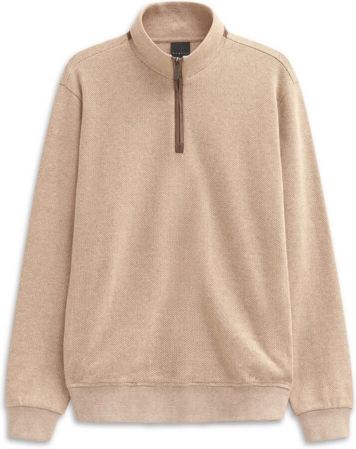 Bugatti Schipperstrui MODERN FIT korte ritssluiting opstaande kraag - Foto 2