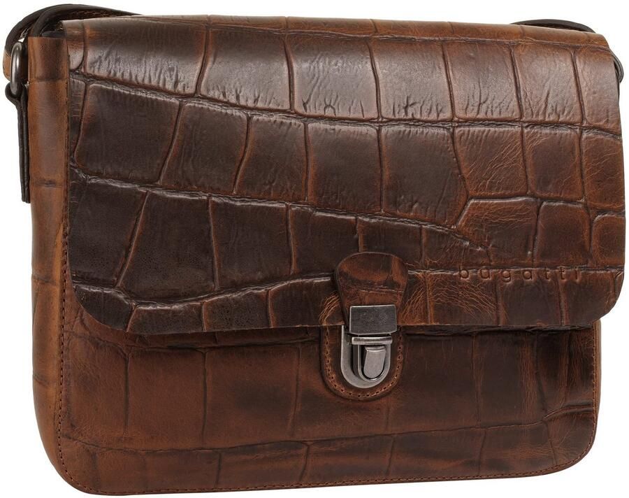 Bugatti Schoudertas NEVIO echt leder