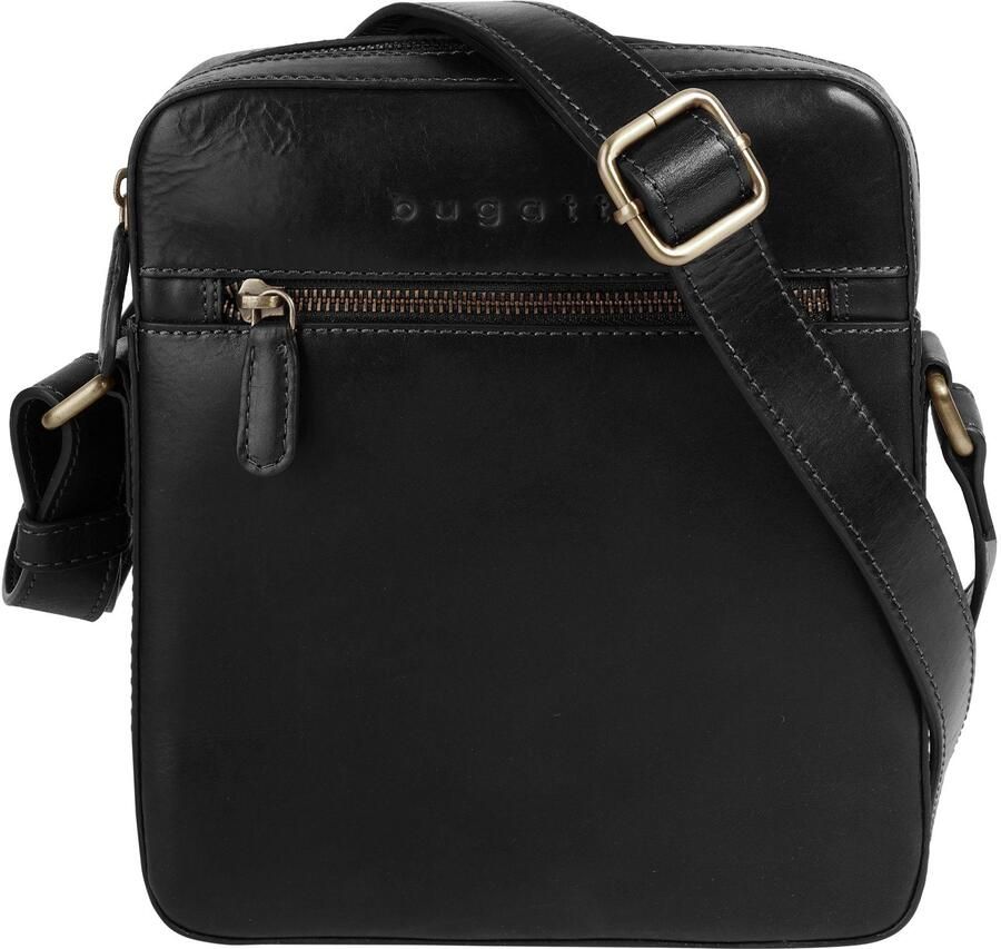 Bugatti Schoudertas Remo echt leder - Foto 6