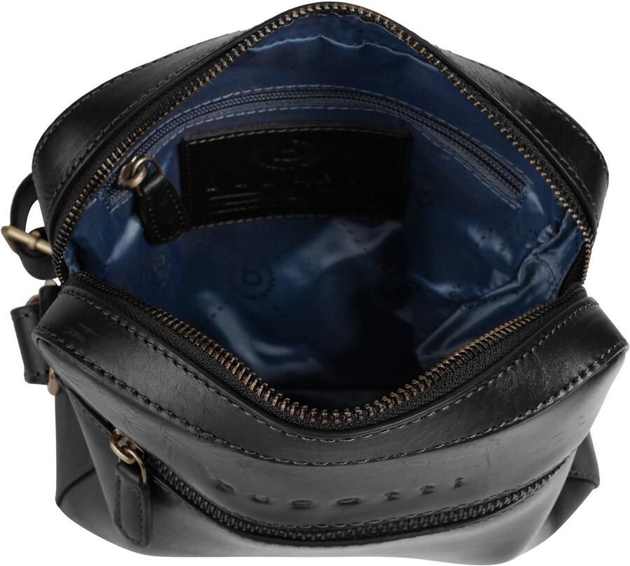 Bugatti Schoudertas Remo echt leder - Foto 3