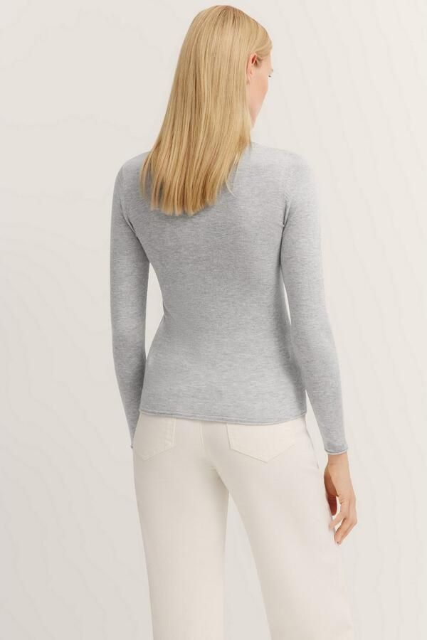 Bugatti Shirt met lange mouwen met ronde hals en lange mouwen - Foto 4