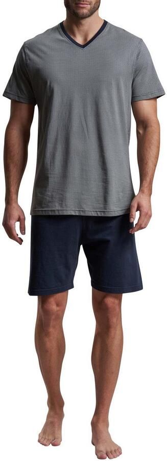 Bugatti Shortama Genua V-hals korte mouw korte broek zacht comfortabel (2-delig) - Foto 5