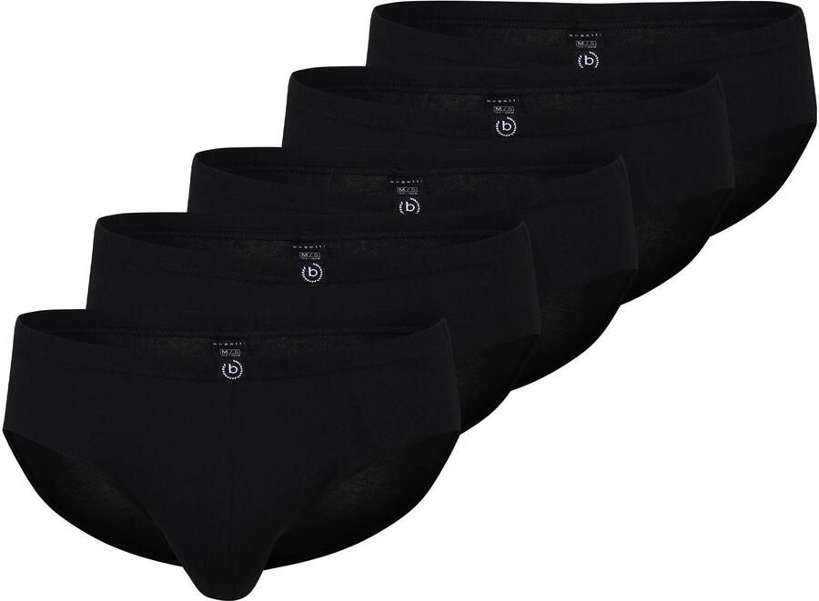 Bugatti Slip Livorno zacht basic smal ade d katoen met logo (Set van 5) - Foto 5