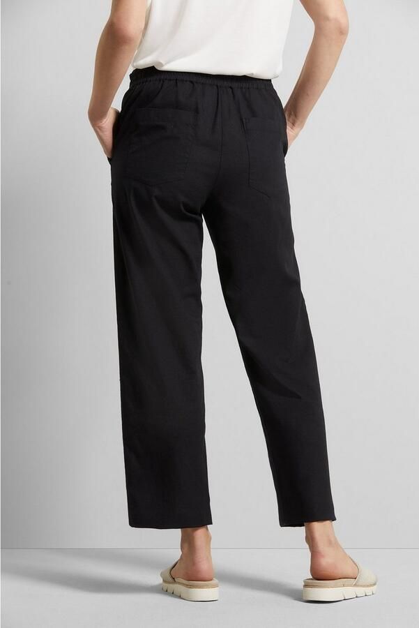 Bugatti Stoffen broek met een rijgkoord en elastische band - Foto 5