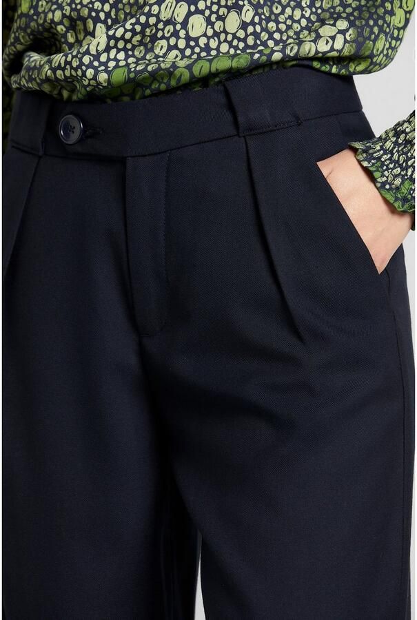 Bugatti Stoffen broek met rechte pijpen