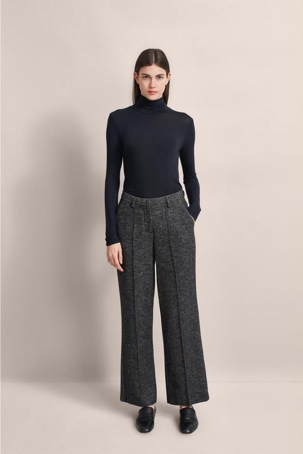 Bugatti Stoffen broek met wol-structuur - Foto 3