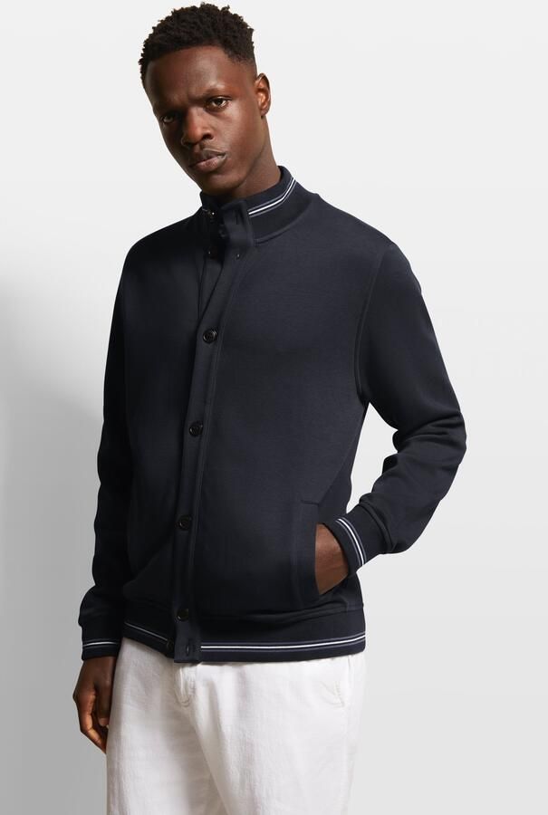 Bugatti Sweatshirt met collegkraag - Foto 7