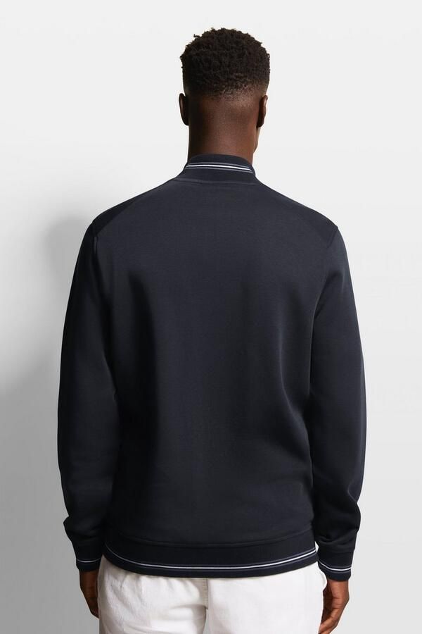 Bugatti Sweatshirt met collegkraag - Foto 6