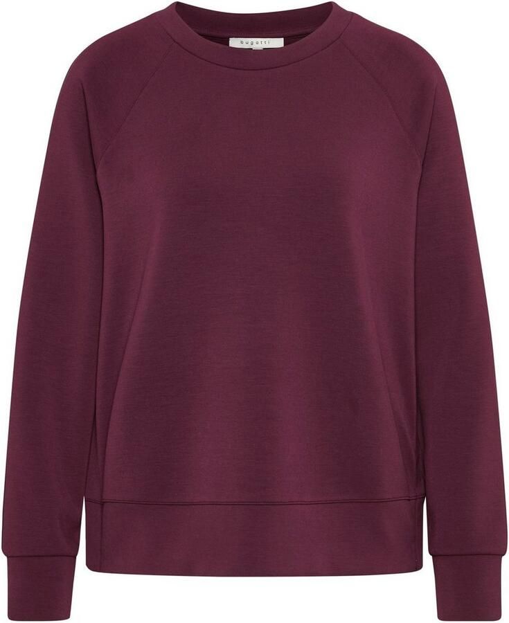 Bugatti Sweatshirt van elastisch modalweefsel