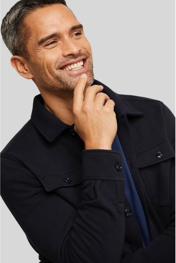 Bugatti Sweatvest in overhemd-look - Foto 2