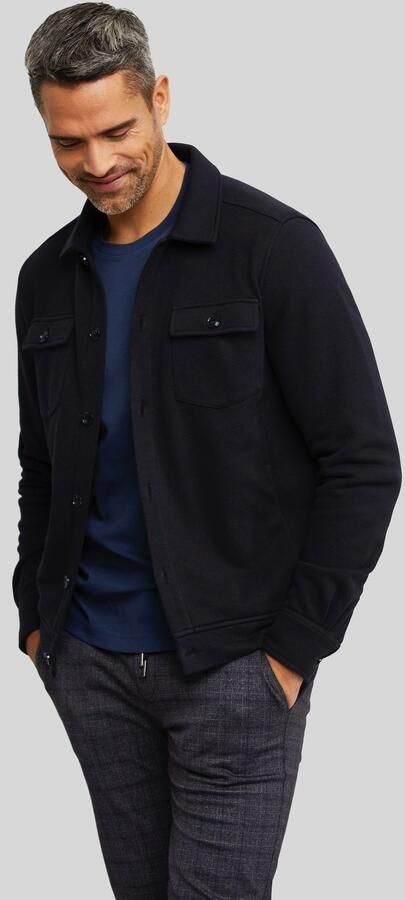 Bugatti Sweatvest in overhemd-look - Foto 5