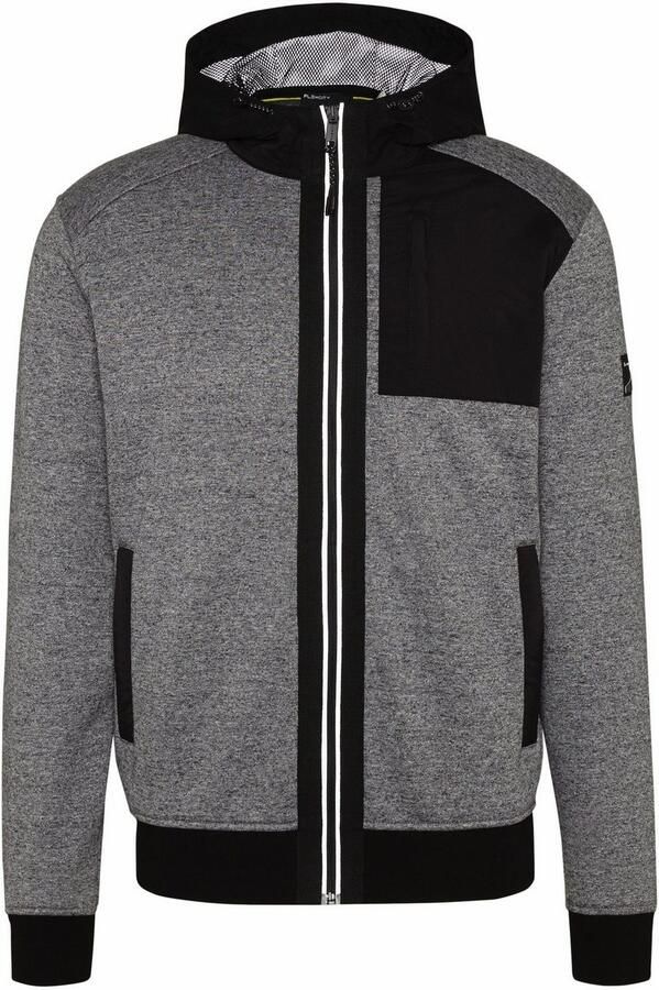 Bugatti Sweatvest met een capuchon - Foto 3