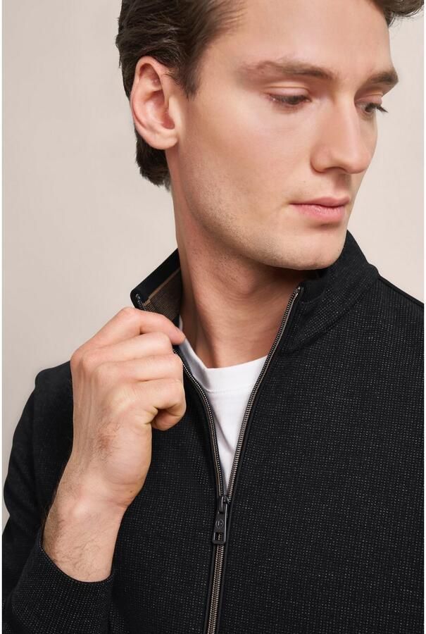 Bugatti Sweatvest met lichte structuur - Foto 3