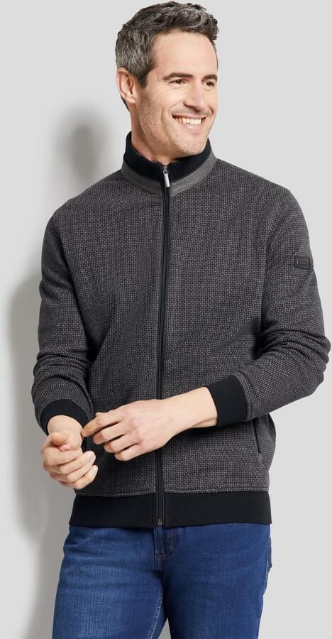 Bugatti Sweatvest met opstaande kraag - Foto 6