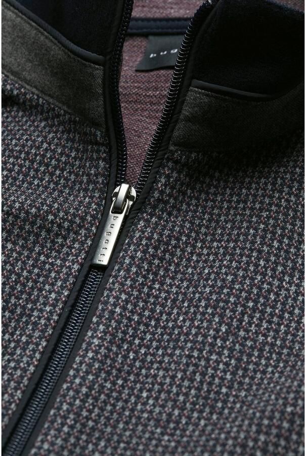 Bugatti Sweatvest met opstaande kraag - Foto 3