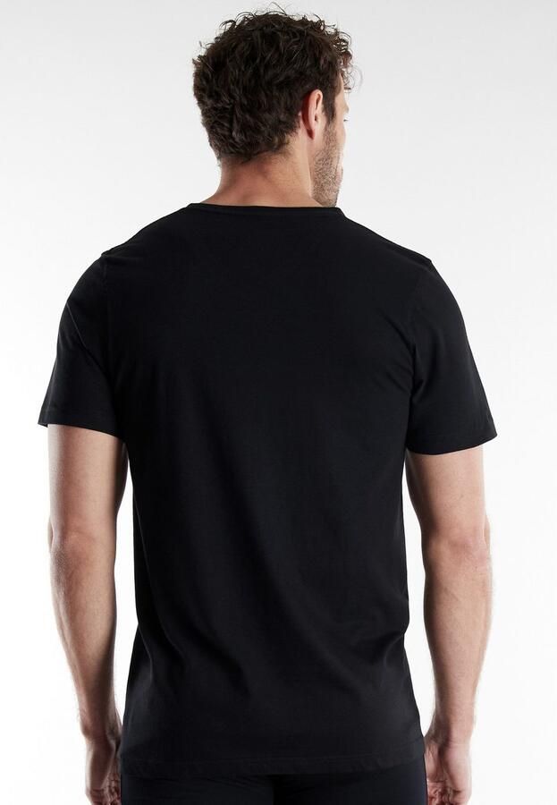 Bugatti T-shirt Bari V-hals korte mouw basic katoen zacht ade d (Set van 2) - Foto 4