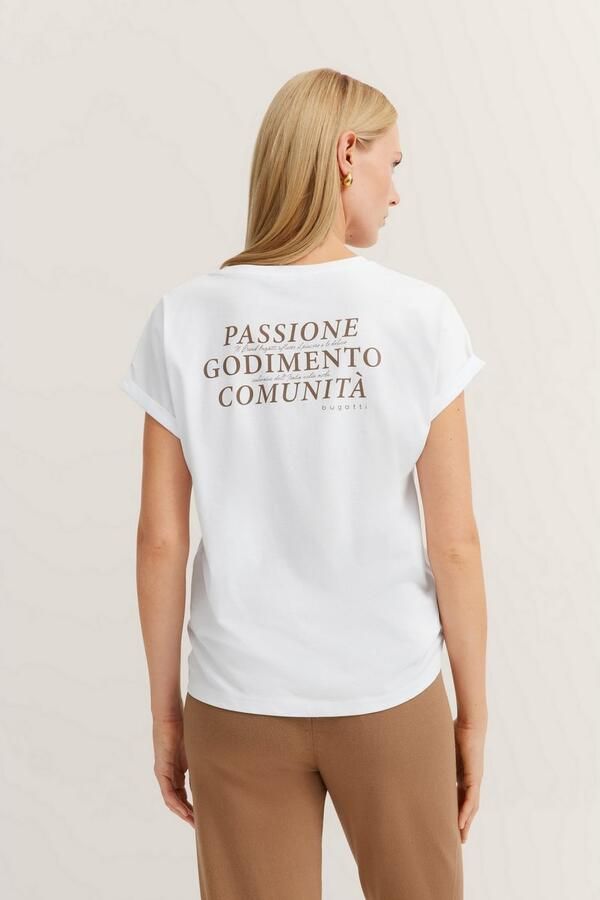 Bugatti T-shirt gemaakt van katoen - Foto 6