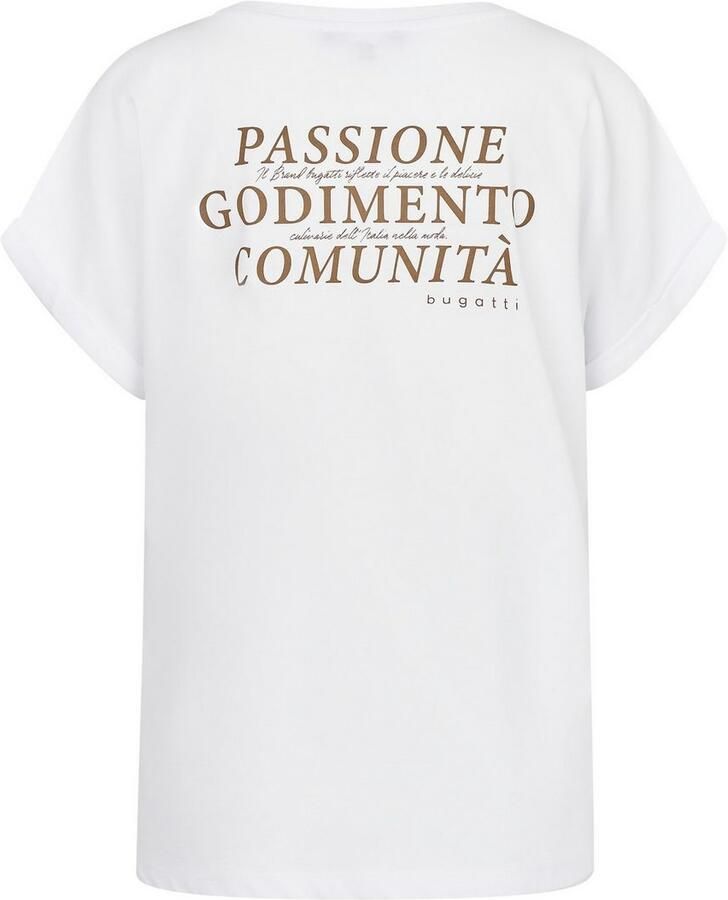 Bugatti T-shirt gemaakt van katoen