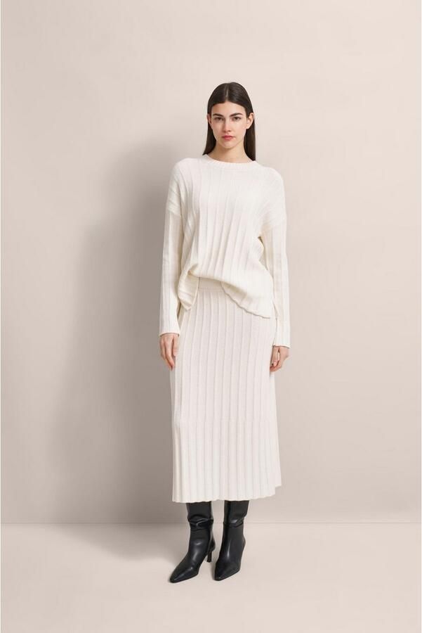 Bugatti Trui met ronde hals in chique look - Foto 5