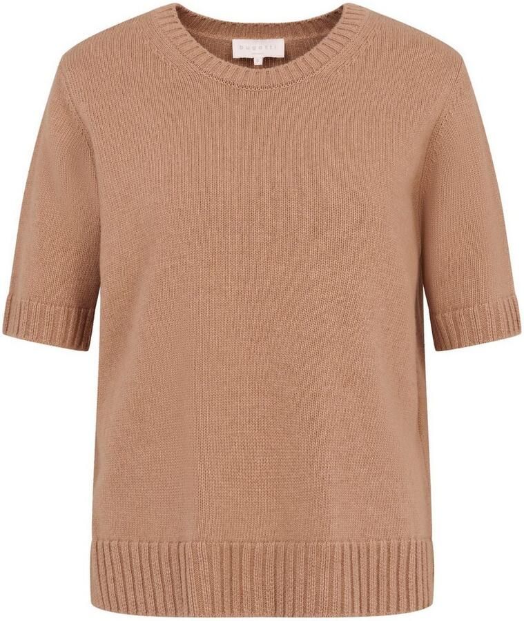 Bugatti Trui met ronde hals met korte mouwen