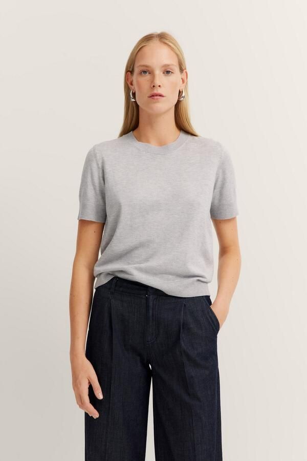 Bugatti Trui met ronde hals met korte mouwen - Foto 5