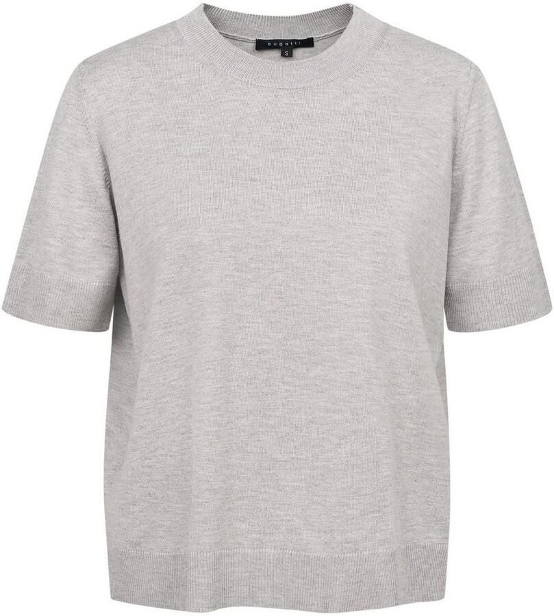 Bugatti Trui met ronde hals met korte mouwen