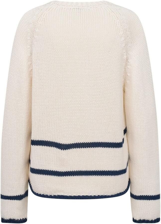 Bugatti Trui met ronde hals met streepdessin - Foto 2