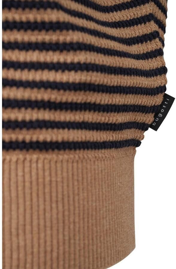 Bugatti Trui met ronde hals met strepen - Foto 6