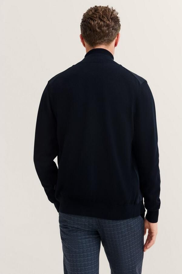 Bugatti Regular fit bomberjack van puur katoen met ritssluiting - Foto 5