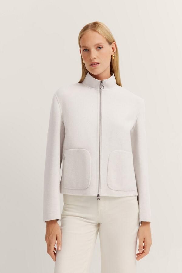 Bugatti Wollen jack met staande kraag & rits - Foto 6