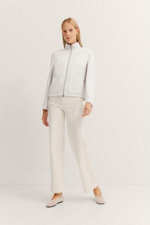 Bugatti Wollen jack met staande kraag & rits - Foto 5