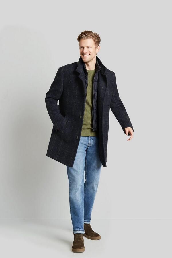 Bugatti Wollen jas in klassieke look - Foto 7