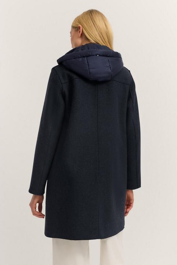 Bugatti Wollen jas MODERN FIT met capuchon & uitneembaar vest - Foto 7