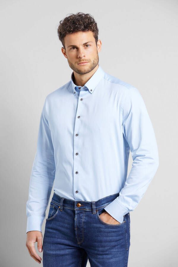 Bugatti Businessoverhemd met button-downkraag