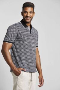 Bugatti Poloshirt met grafische all-over print