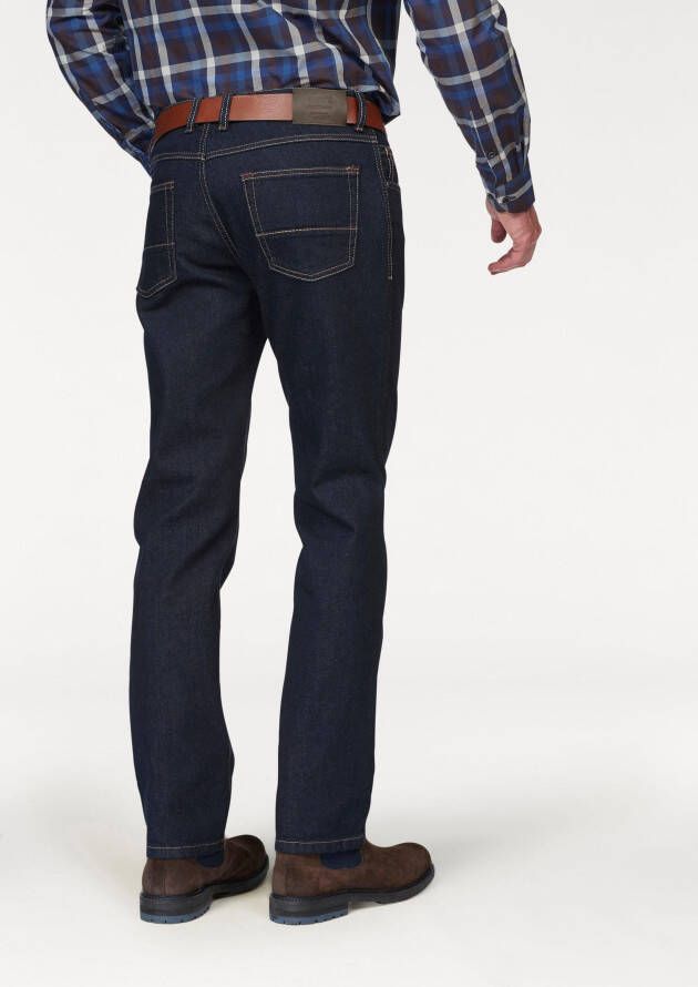 Bugatti 5-pocketsjeans Regular fit 2-kleurige contrastnaden