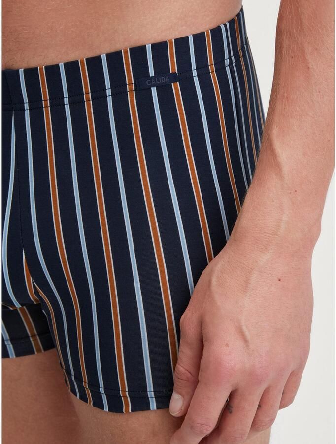 CALIDA Boxershort Grafic Cotton gestreept zonder gulp overtrokken band - Foto 2