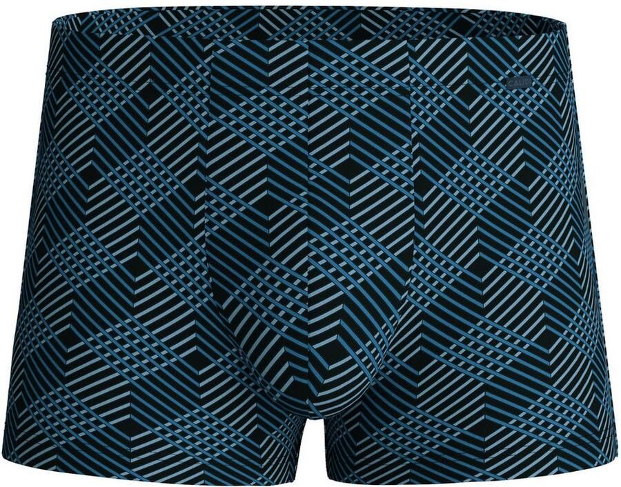 CALIDA Boxershort Grafic Cotton gestreept zonder gulp overtrokken band