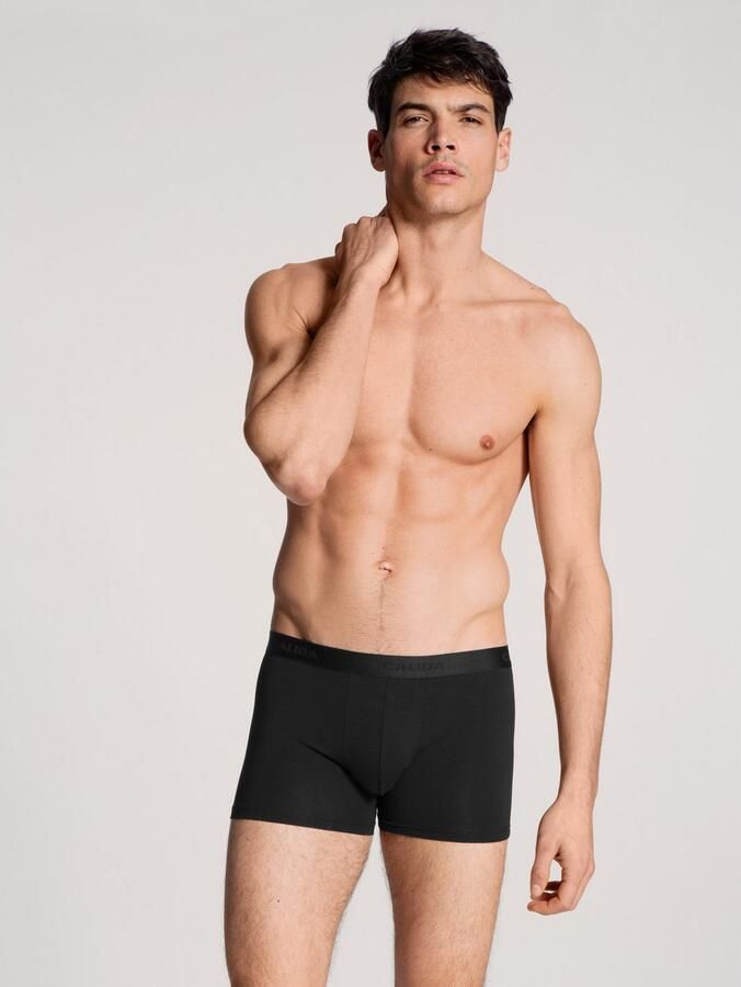 CALIDA Boxershort Natural Benefit Single jersey-kwaliteit elastisch(3 stuks) - Foto 5