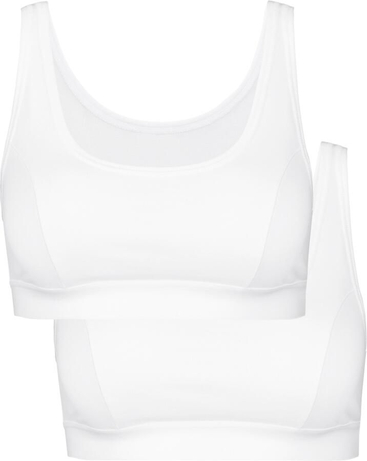 CALIDA Bustier Benefit Women 2-laags cupgedeelte zonder beugel elastisch single jersey (Set van 2) - Foto 9