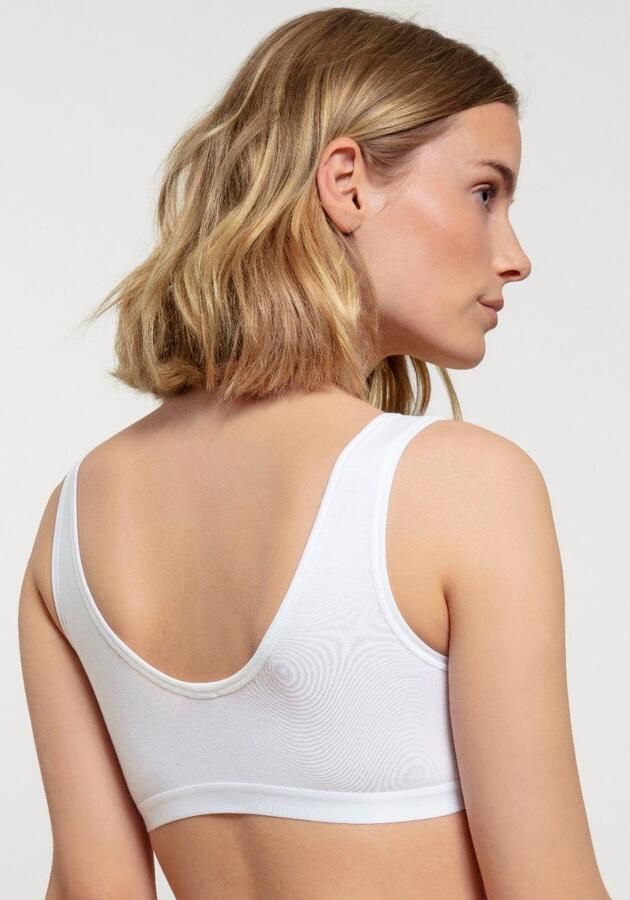 CALIDA Bustier Benefit Women 2-laags cupgedeelte zonder beugel elastisch single jersey (Set van 2) - Foto 8