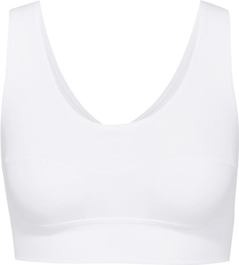 CALIDA Bustier Elastic brede onderborstband zonder beugel katoenmix - Foto 9