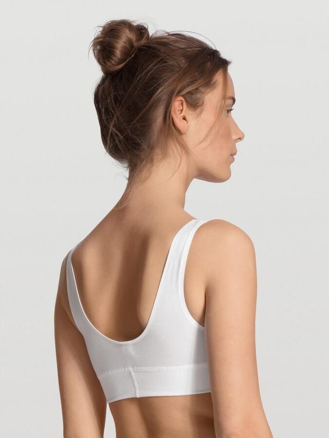 CALIDA Bustier Elastic brede onderborstband zonder beugel katoenmix - Foto 5