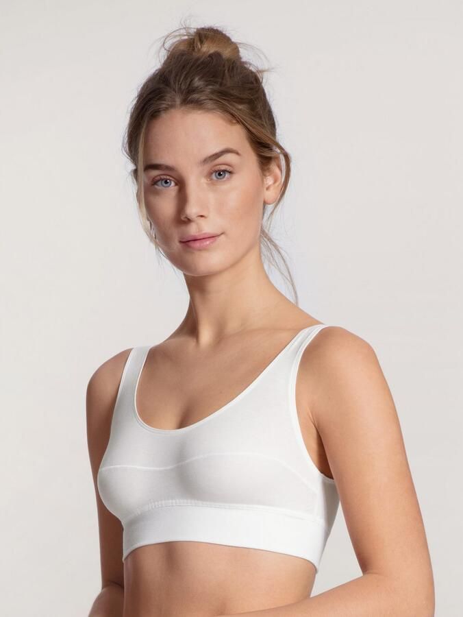 CALIDA Bustier Elastic brede onderborstband zonder beugel katoenmix - Foto 6