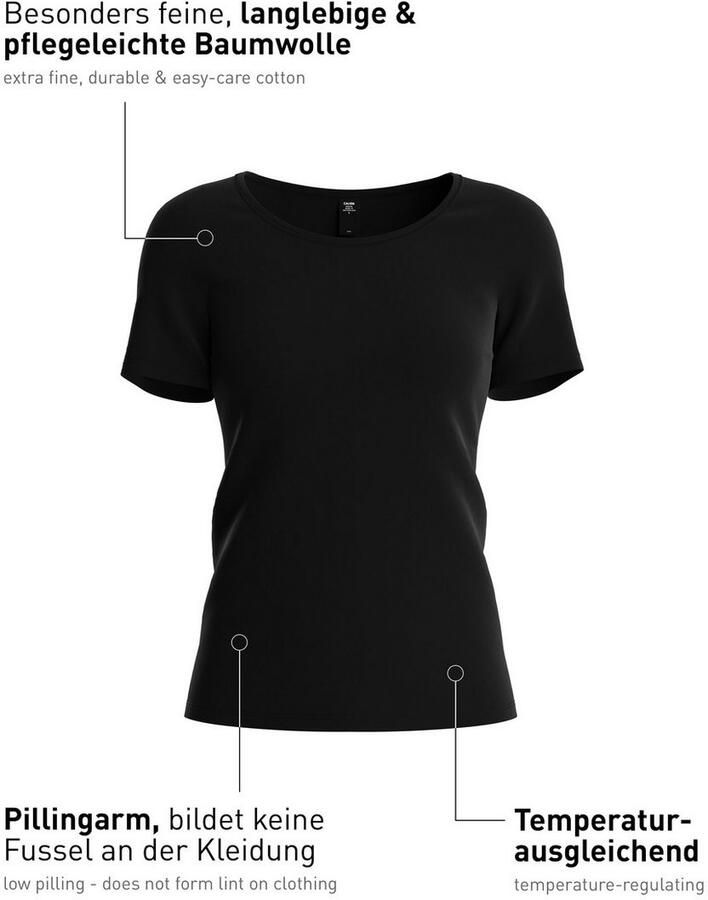 CALIDA Hemd Natural Comfort met ronde hals en verminderde pillingvorming - Foto 5