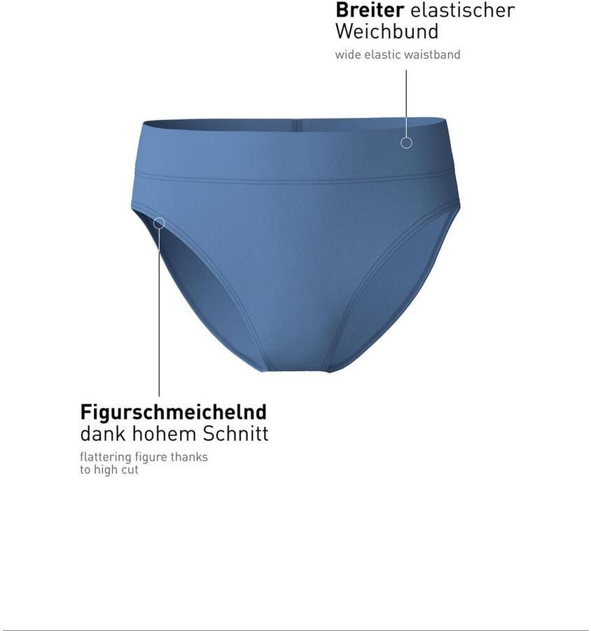 CALIDA High-waist-slip Elastic brede zachte band elastisch single jersey ade d zacht