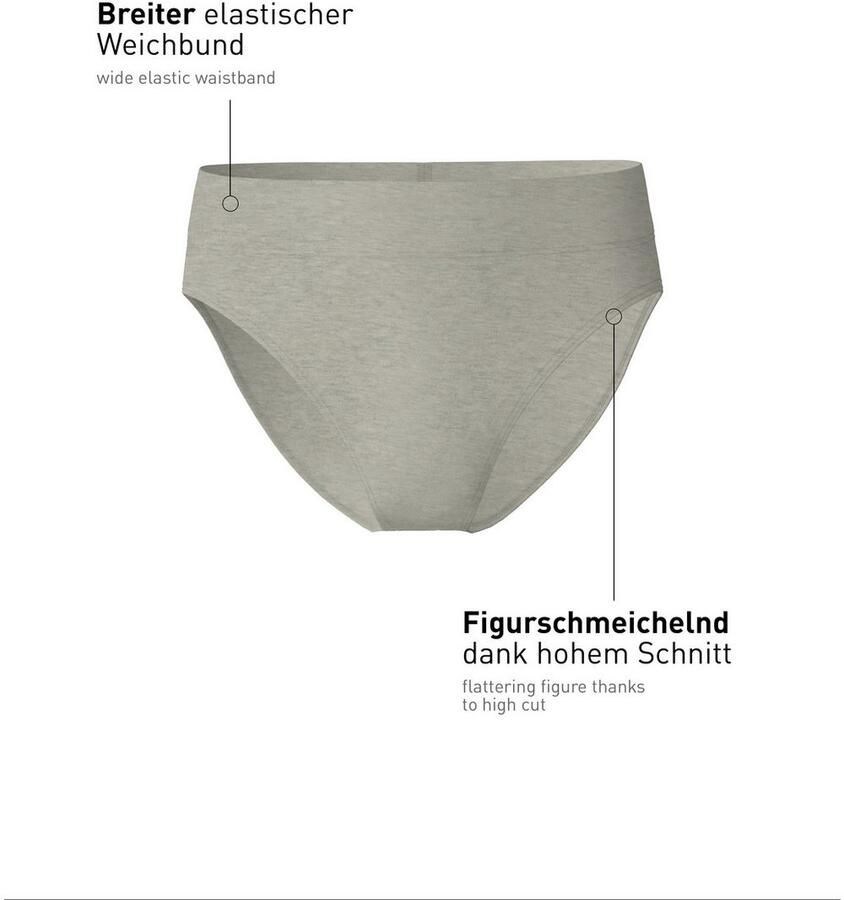 CALIDA High-waist-slip Elastic brede zachte band elastisch single jersey ademend zacht