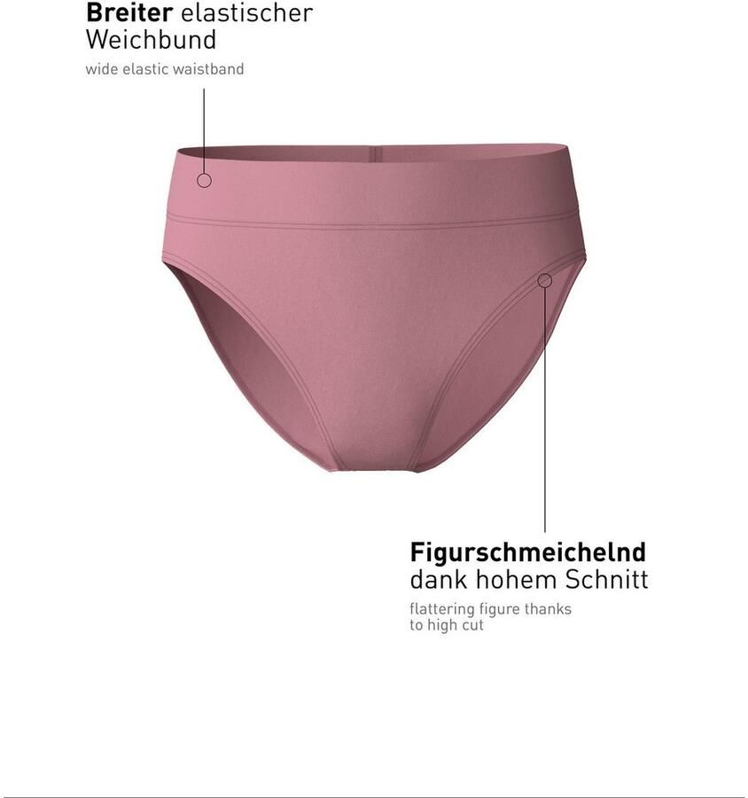 CALIDA High-waist-slip Elastic brede zachte band elastisch single jersey ade d zacht