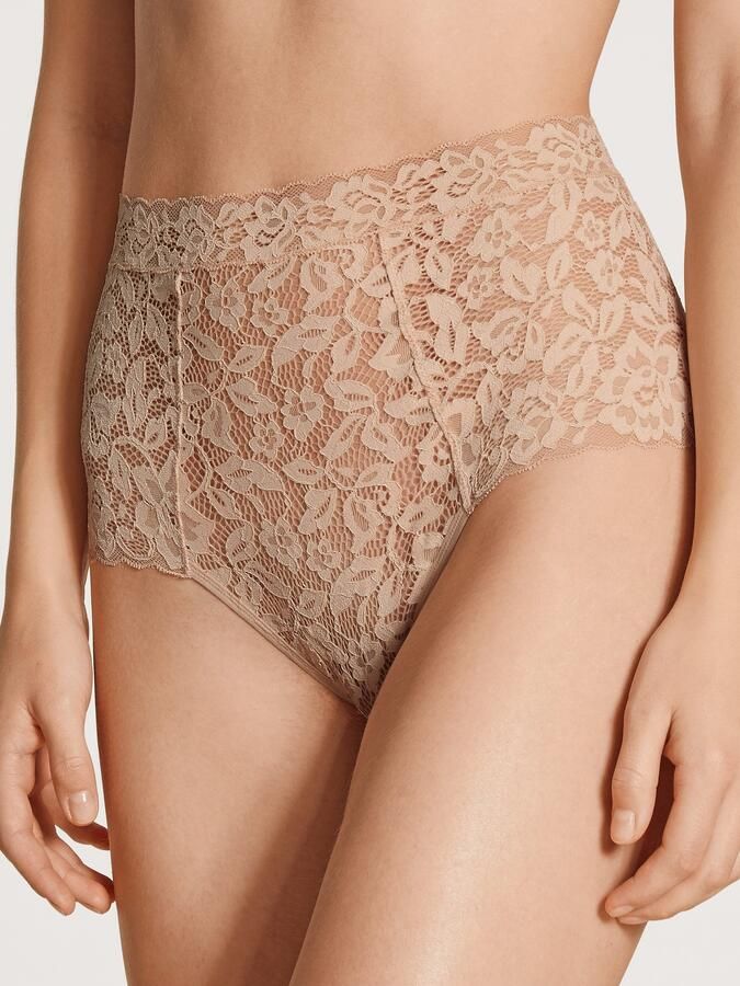 CALIDA High-waist-slip Natural Comfort Lace zacht speels kant elastisch extra brede band comfortabel - Foto 9